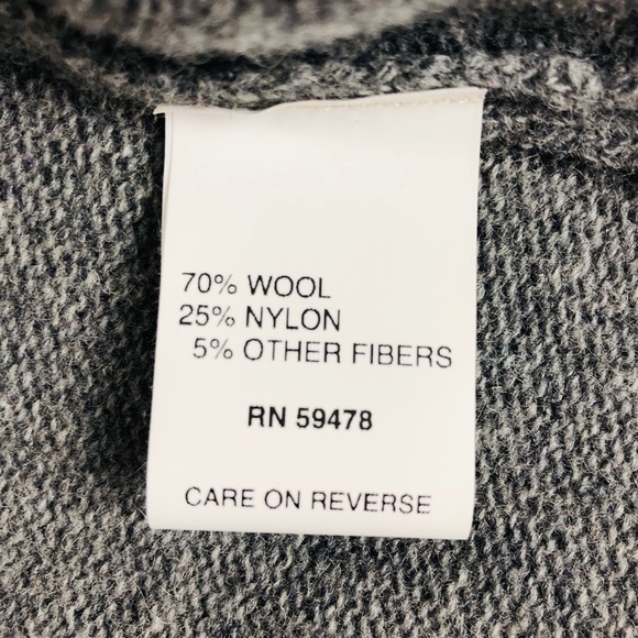 Chiaramente Long Line Wool Blend Open Front Sweater Cardigan S - Picture 5 of 6